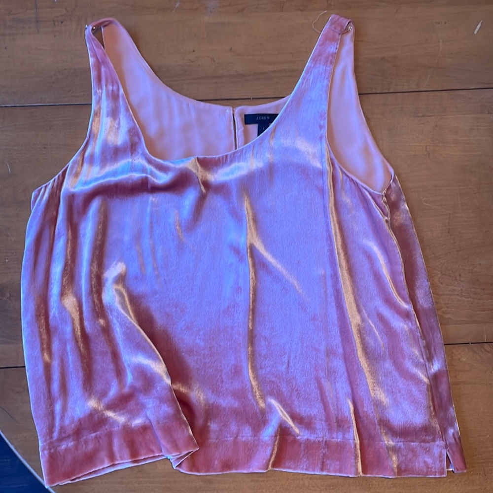 J. Crew velvet tank top